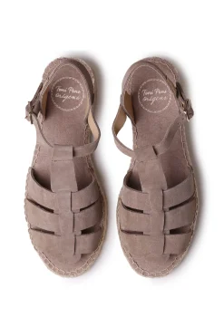 Toni Pons Sandalia cangrejera en serraje^Mujer Sandalias