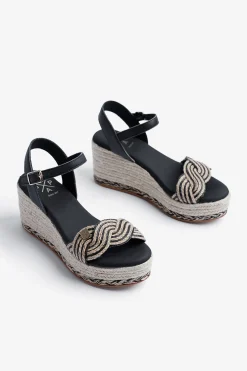 Popa Sandalia cu&ntilde;a baja se&ntilde;ora Garua Yute^Mujer Sandalias