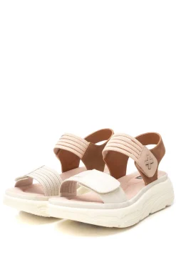 XTI Sandalia tiras el&aacute;sticas velcro^Mujer Sandalias