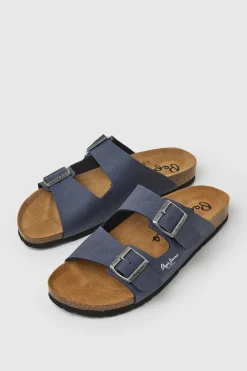 Pepe Jeans Sandalias Con Doble Hebilla^Hombre Sandalias