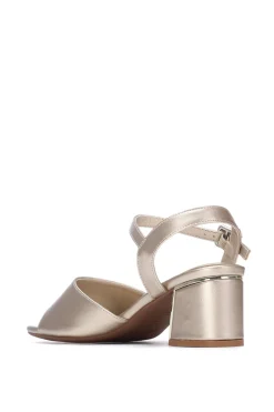 Refresh Sandalias metalizadas tac&oacute;n^Mujer Sandalias