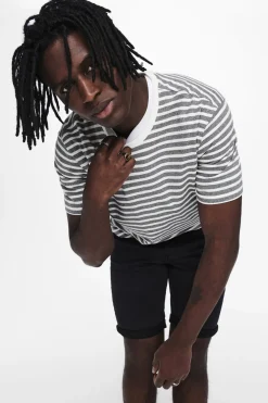 Only & Sons Short denim de hombre regular fit.^Hombre Bermudas|Pantalones