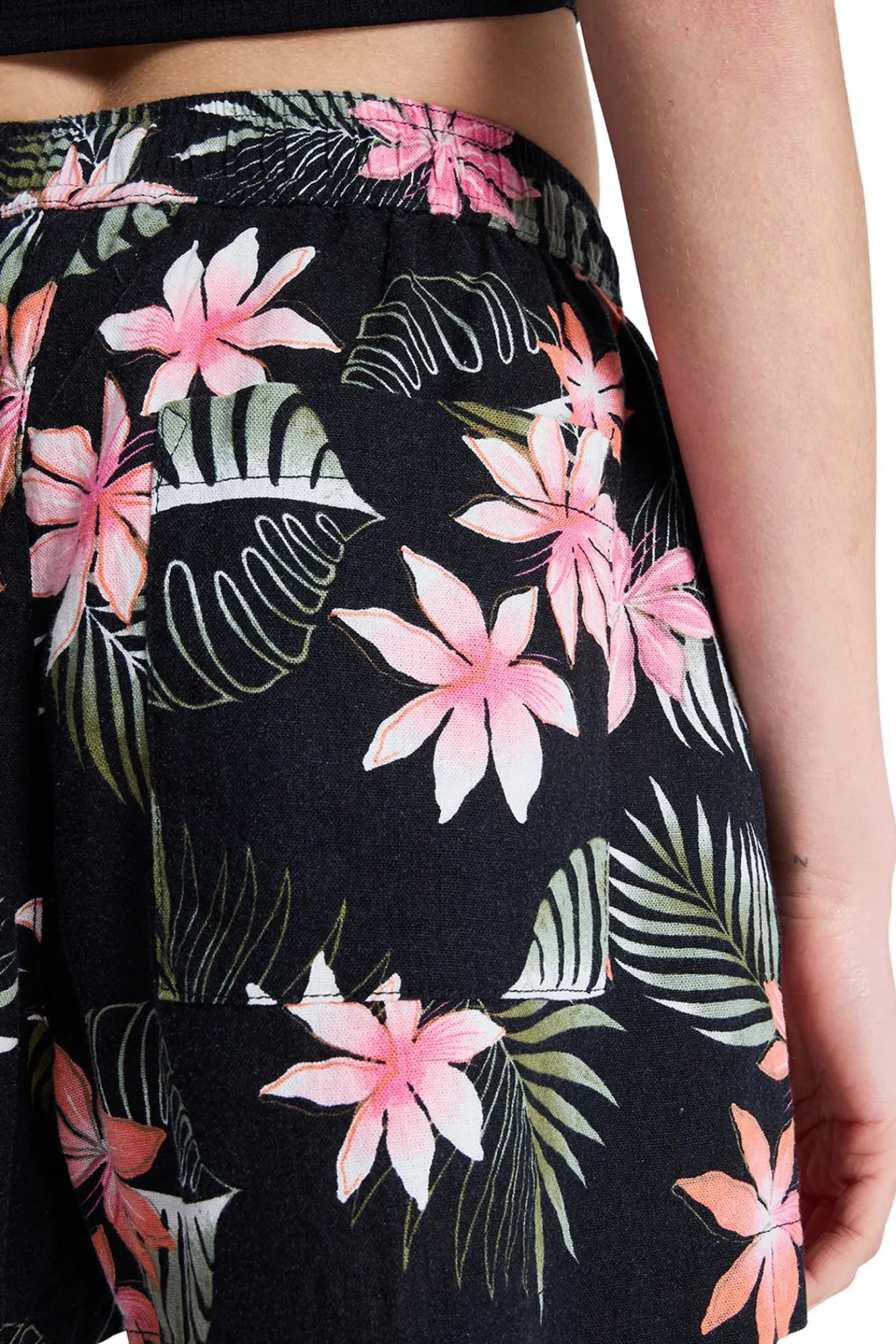 Roxy Short playa cord&oacute;n tropical^Mujer Lino