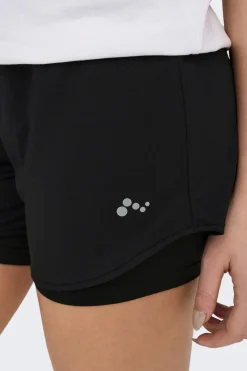Only Play Shorts corte loose cintura media^Mujer Deporte