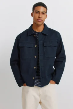 Springfield Sobrecamisa algodón overshirt fit^Hombre Camisas