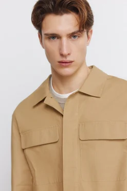 Springfield Sobrecamisa algod&oacute;n cremallera^Hombre Camisas