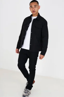 Brave Soul Sobrecamisa cierre de cremallera^Hombre Camisas