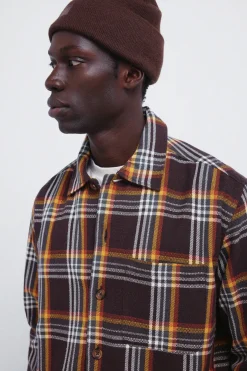 Springfield Sobrecamisa cuadros overshirt^Hombre Camisas