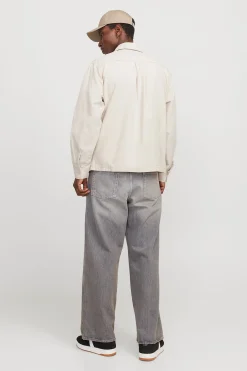 Jack & Jones Sobrecamisa de sarga corte ancho^Hombre Camisas