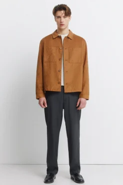 Springfield Sobrecamisa efecto ante^Hombre Cazadoras|Camisas