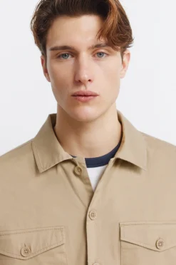 Springfield Sobrecamisa ligera bolsillos overshirt fit^Hombre Camisas|Total Look