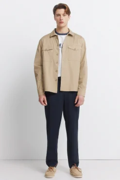 Springfield Sobrecamisa ligera bolsillos overshirt fit^Hombre Camisas|Total Look