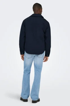 Only & Sons Sobrecamisa manga larga.^Hombre Camisas