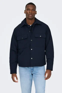 Only & Sons Sobrecamisa manga larga.^Hombre Camisas