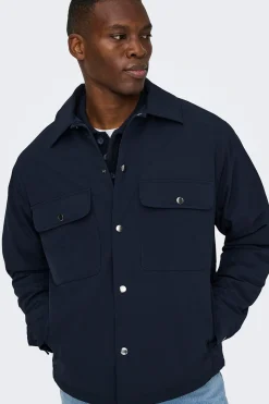 Only & Sons Sobrecamisa manga larga.^Hombre Camisas