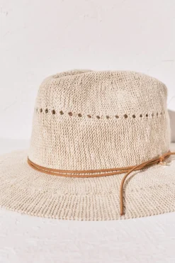 Women'secret Sombrero efecto rafia beige^Mujer Baño