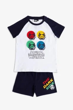 Admas STAR WARS Pijama Manga Corta The Dark Strike para Ni&ntilde;o^Niños Pijamas|Ropa Interior