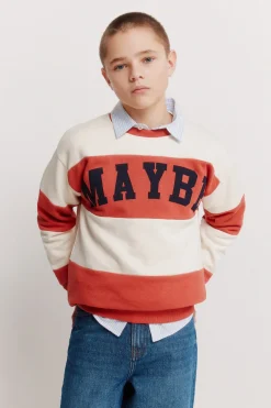 Springfield Kids Sudadera a rayas "Maybe" ni&ntilde;o^Niños Sudaderas