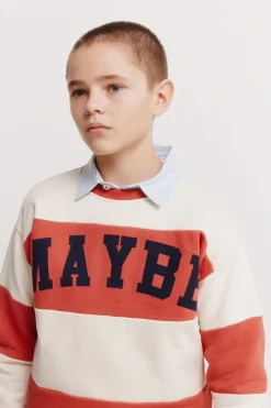 Springfield Kids Sudadera a rayas "Maybe" ni&ntilde;o^Niños Sudaderas