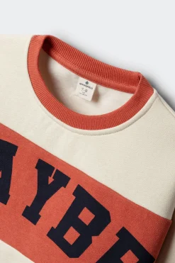 Springfield Kids Sudadera a rayas "Maybe" ni&ntilde;o^Niños Sudaderas