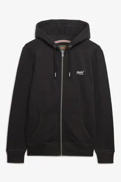 Superdry Sudadera b&aacute;sica cremallera y capucha con logotipo^Hombre Sudaderas