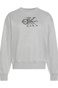 CK Jeans Sudadera bordado metalizado^Mujer Sudaderas
