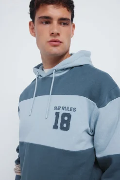 Springfield Sudadera capucha cortes^Hombre Sudaderas