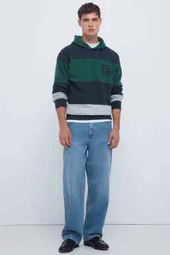 Springfield Sudadera capucha cortes^Hombre Sudaderas