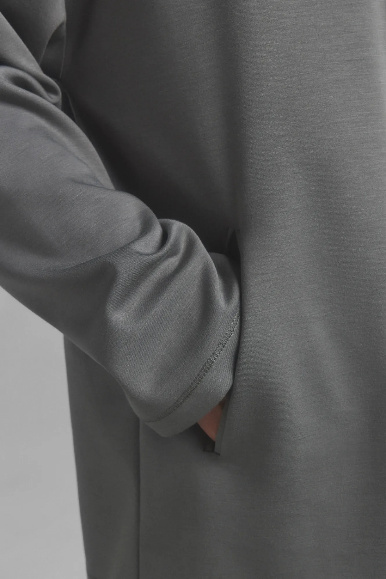 Dash and Stars Sudadera capucha suave kaki^Mujer Deporte