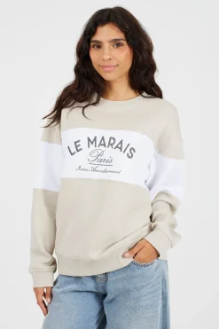 Brave Soul Sudadera con bordado^Mujer Sudaderas