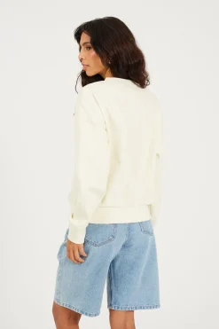 Brave Soul Sudadera con bordado^Mujer Sudaderas