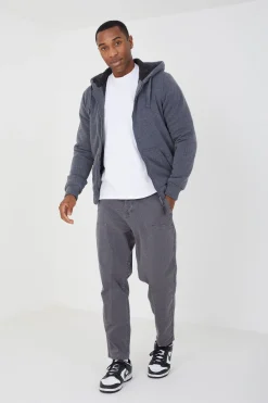 Brave Soul Sudadera con capucha y borrego^Hombre Sudaderas