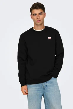Only & Sons Sudadera con detalle frontal^Hombre Sudaderas
