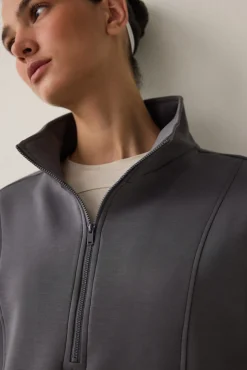 Penti Sudadera con media cremallera y tacto sedoso.^Mujer Sudaderas