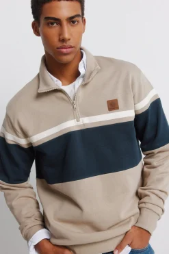 Springfield Sudadera cremallera cortes^Hombre Sudaderas