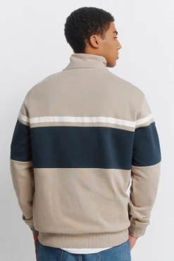 Springfield Sudadera cremallera cortes^Hombre Sudaderas