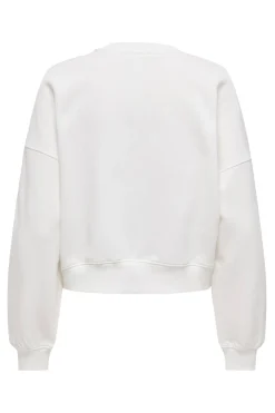 Only Sudadera cropped detalle perlas^Mujer Sudaderas