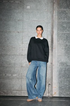 Noisy May Sudadera cuello camisa^Mujer Camisas Y Blusas