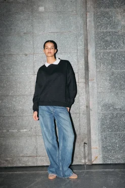 Noisy May Sudadera cuello camisa^Mujer Camisas Y Blusas