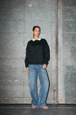 Noisy May Sudadera cuello camisa^Mujer Camisas Y Blusas