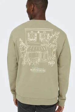 Only & Sons Sudadera cuello redondo^Hombre Sudaderas