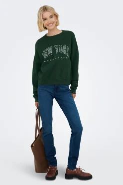 Only Sudadera cuello redondo^Mujer Sudaderas