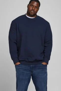 Jack & Jones PLUS Sudadera cuello redondo básica PLUS^Hombre Sudaderas