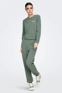 Only Play Sudadera deportiva cuello redondo^Mujer Sudaderas|Deporte