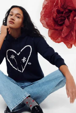 Springfield Sudadera dos flores^Mujer Sudaderas