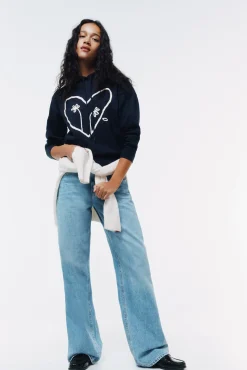 Springfield Sudadera dos flores^Mujer Sudaderas