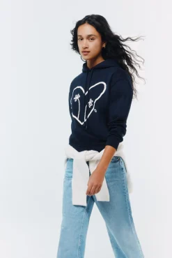 Springfield Sudadera dos flores^Mujer Sudaderas