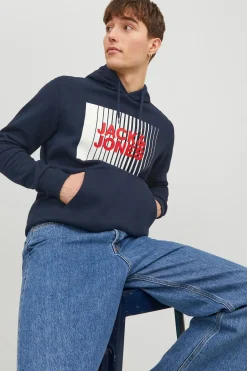 Jack & Jones Sudadera est&aacute;ndar fit capucha^Hombre Cazadoras|Chalecos