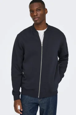Only & Sons Sudadera estilo bomber.^Hombre Cazadoras