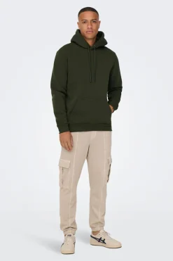 Only & Sons Sudadera felpada con capucha^Hombre Sudaderas